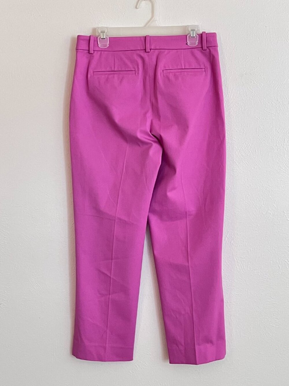 J Crew Pink Kallie Pants Stretchy Straight Leg Women's Size 10 NWT Preppy Office - Picture 2 of 10
